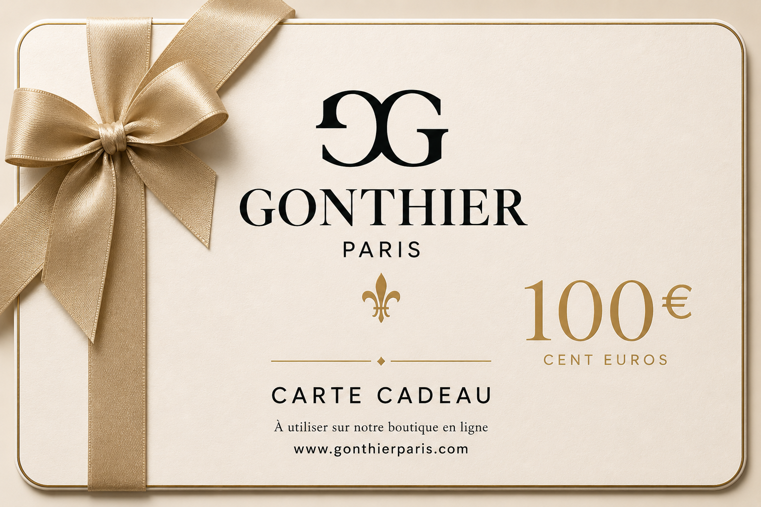 Carte Cadeau Gonthier Paris
